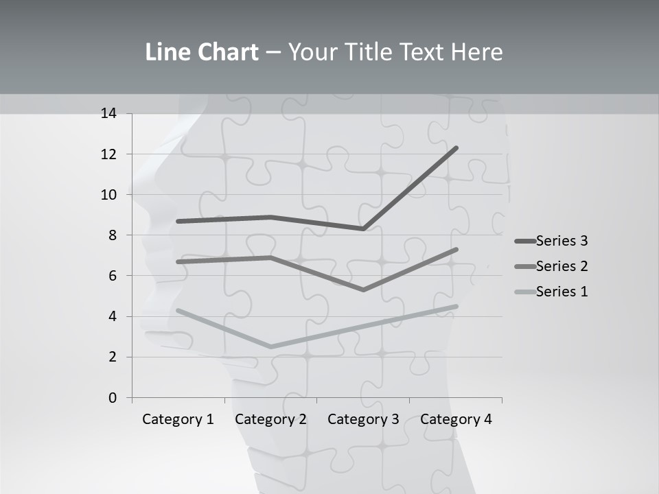 Focus Analyzing Head PowerPoint Template