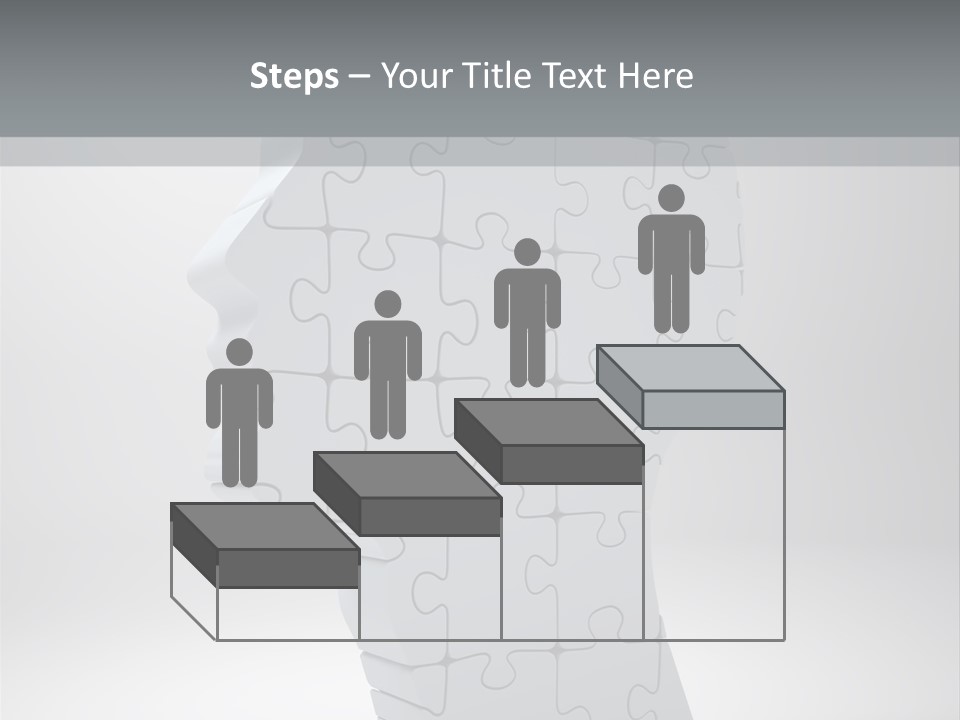 Focus Analyzing Head PowerPoint Template