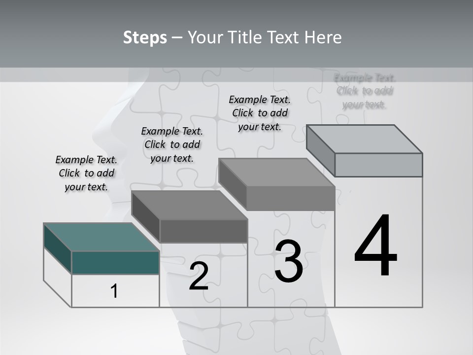 Focus Analyzing Head PowerPoint Template