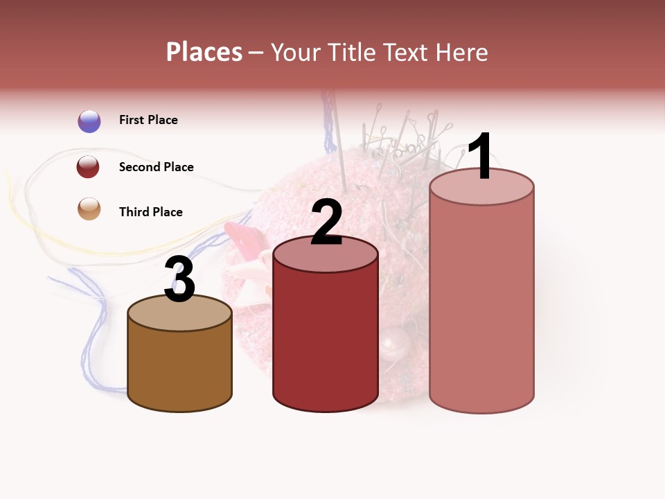 Fabric Button Set PowerPoint Template