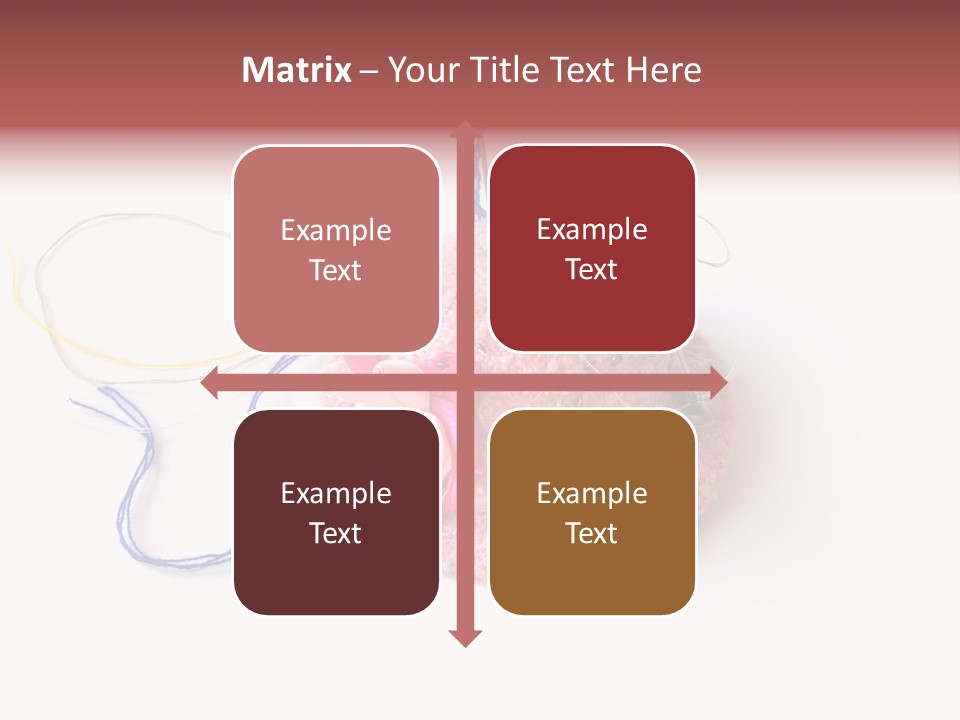 Fabric Button Set PowerPoint Template