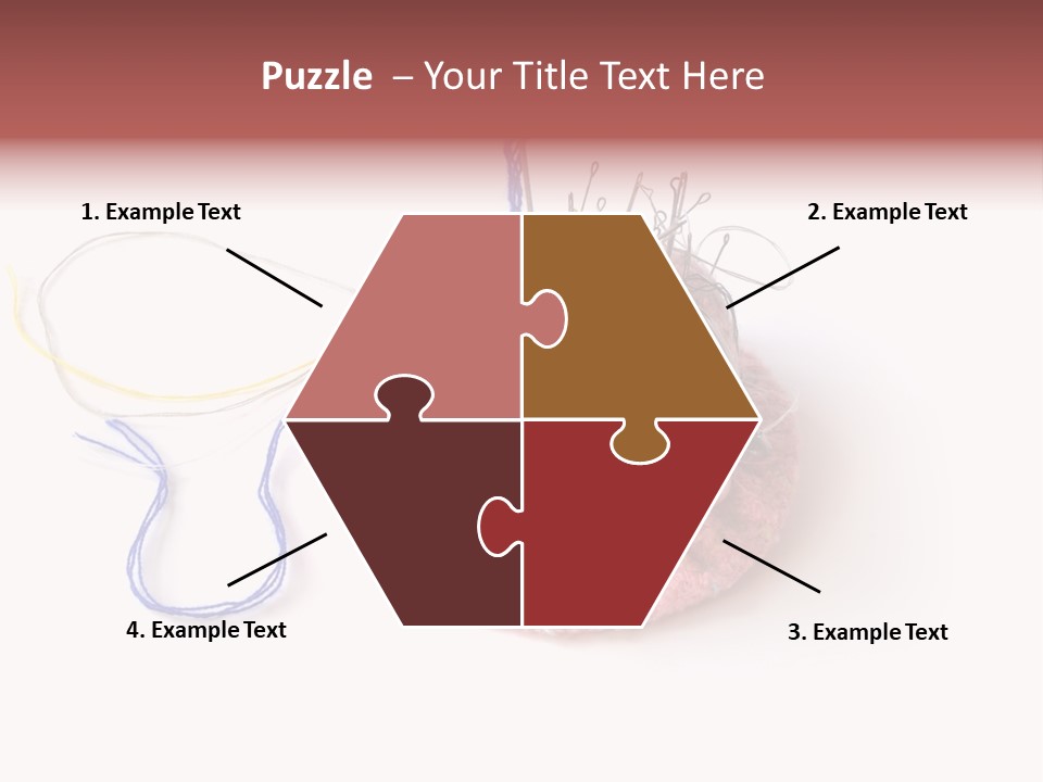 Fabric Button Set PowerPoint Template