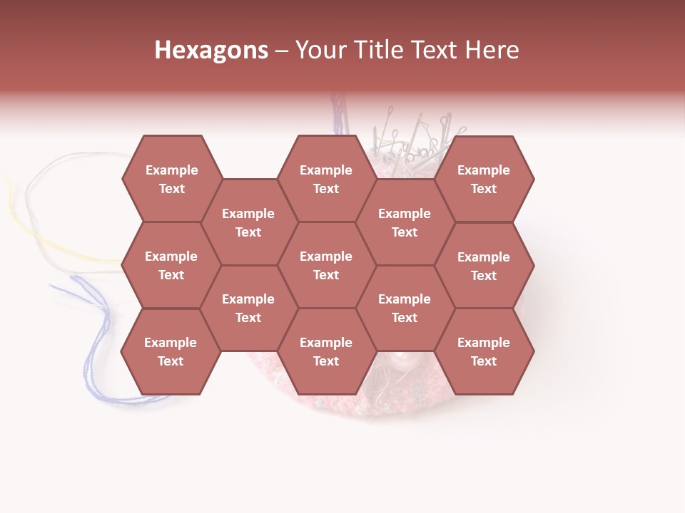 Fabric Button Set PowerPoint Template