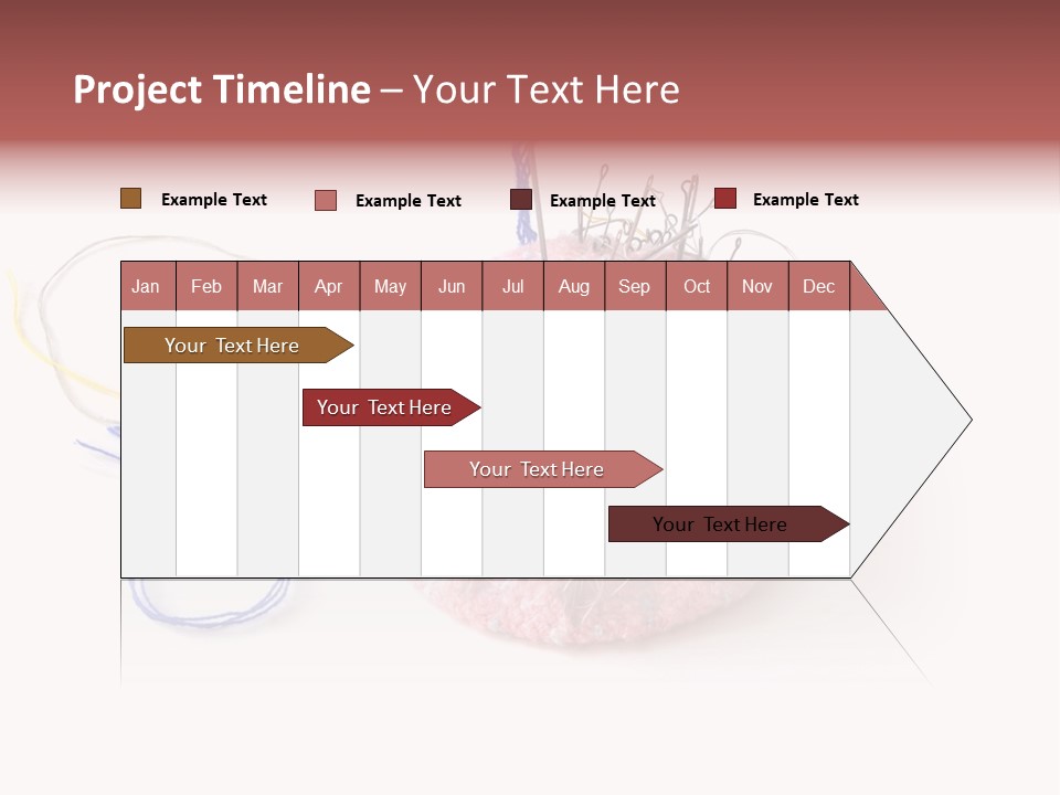 Fabric Button Set PowerPoint Template