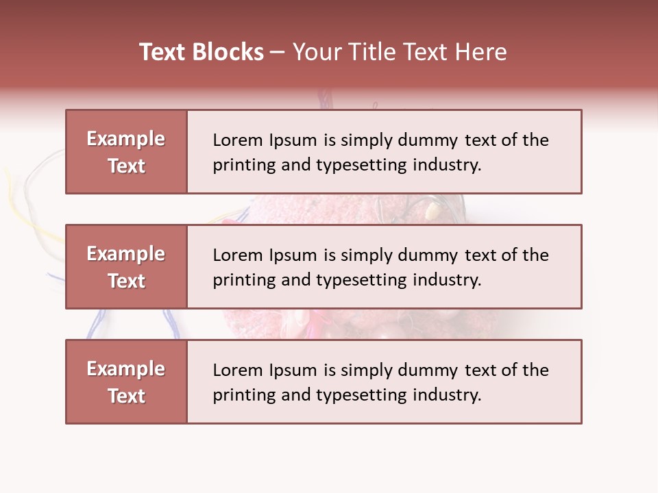 Fabric Button Set PowerPoint Template