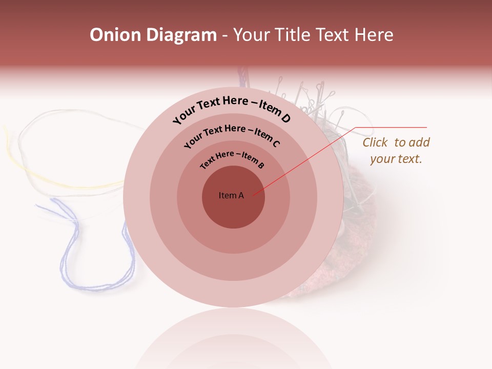 Fabric Button Set PowerPoint Template