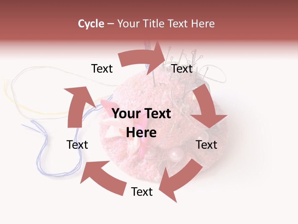 Fabric Button Set PowerPoint Template