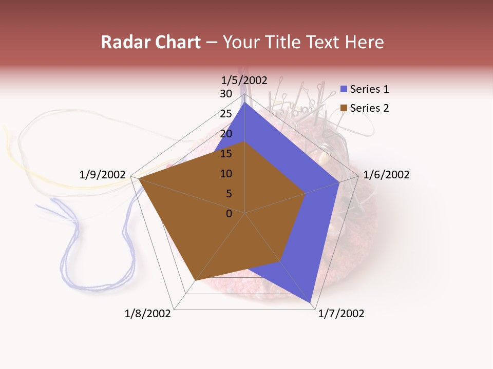 Fabric Button Set PowerPoint Template