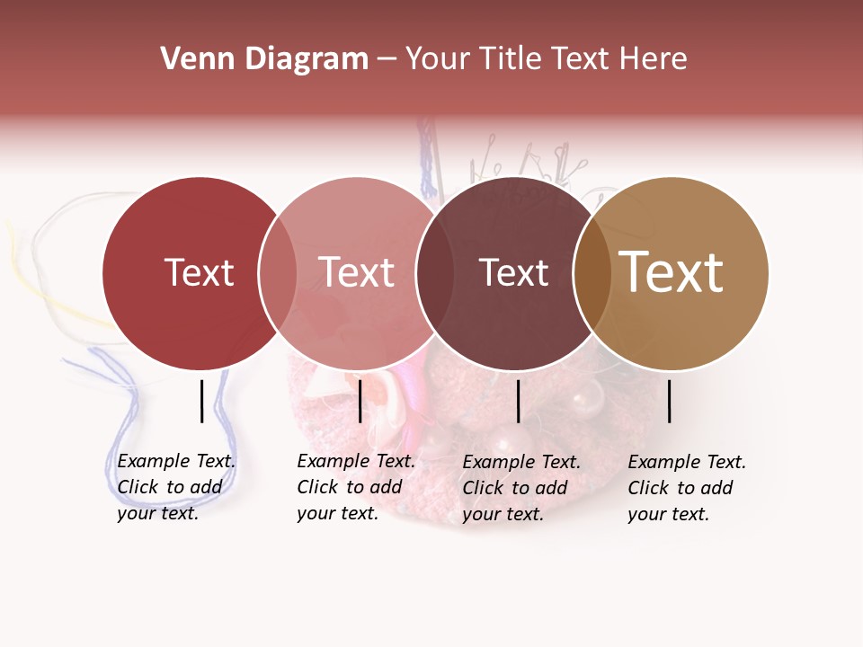 Fabric Button Set PowerPoint Template