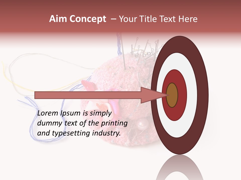 Fabric Button Set PowerPoint Template