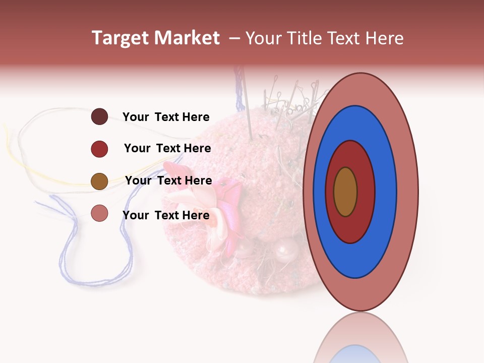 Fabric Button Set PowerPoint Template