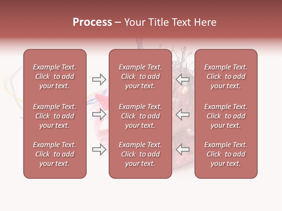 Fabric Button Set PowerPoint Template