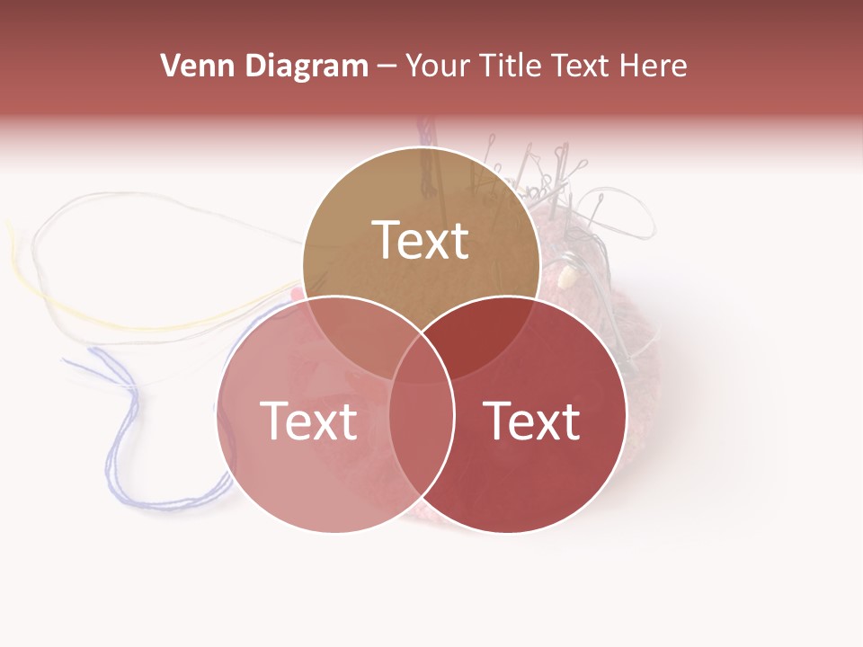 Fabric Button Set PowerPoint Template