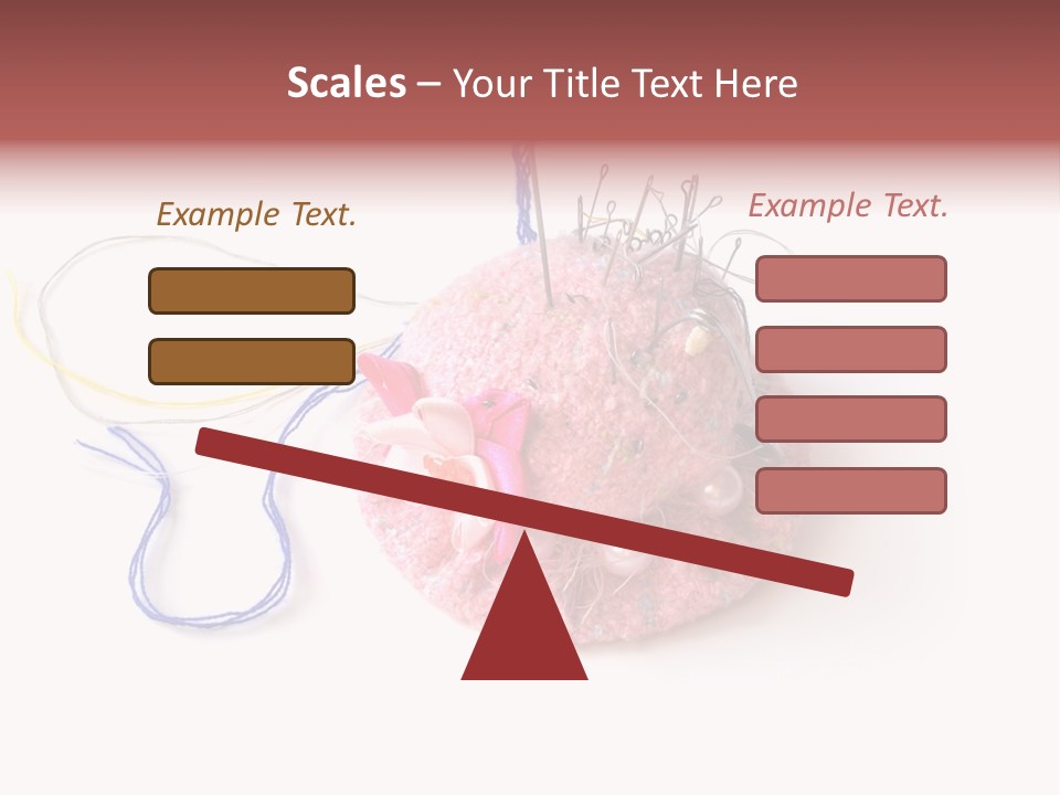 Fabric Button Set PowerPoint Template