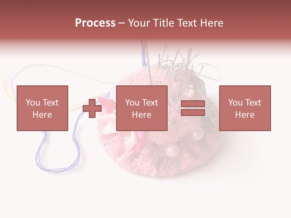 Fabric Button Set PowerPoint Template