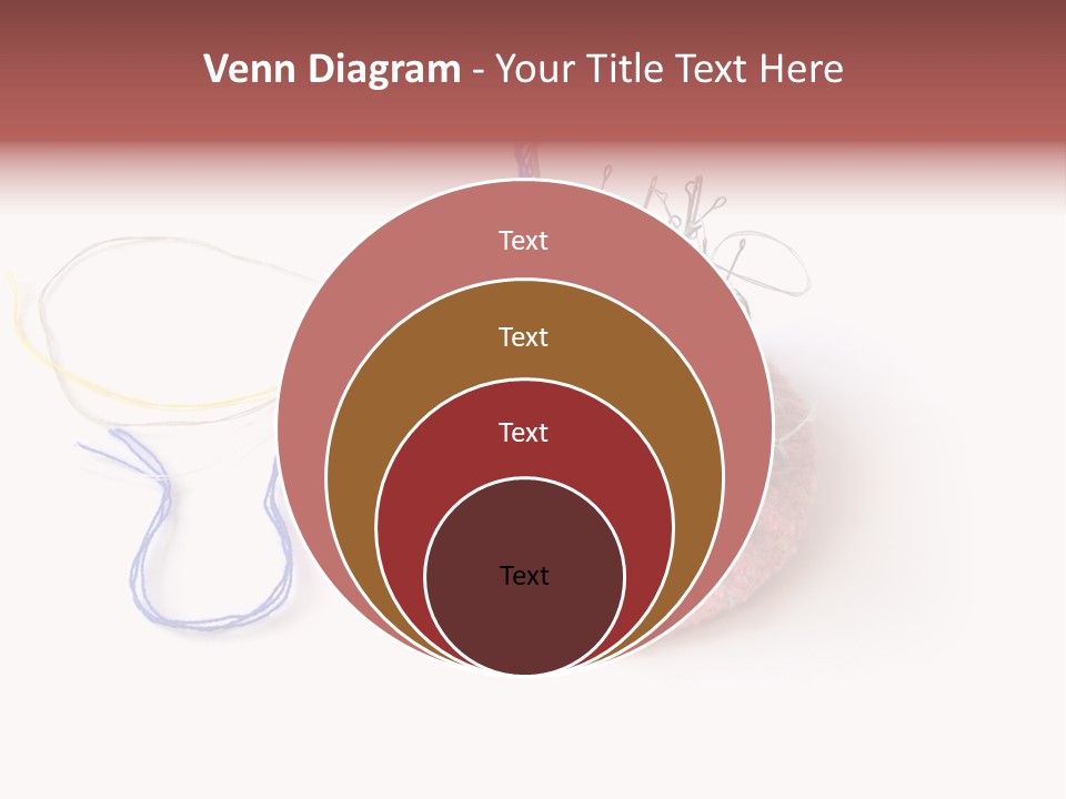 Fabric Button Set PowerPoint Template