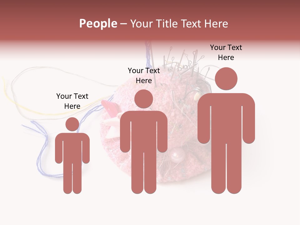 Fabric Button Set PowerPoint Template