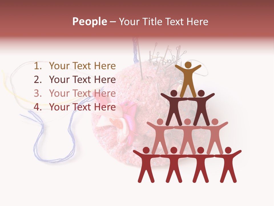 Fabric Button Set PowerPoint Template