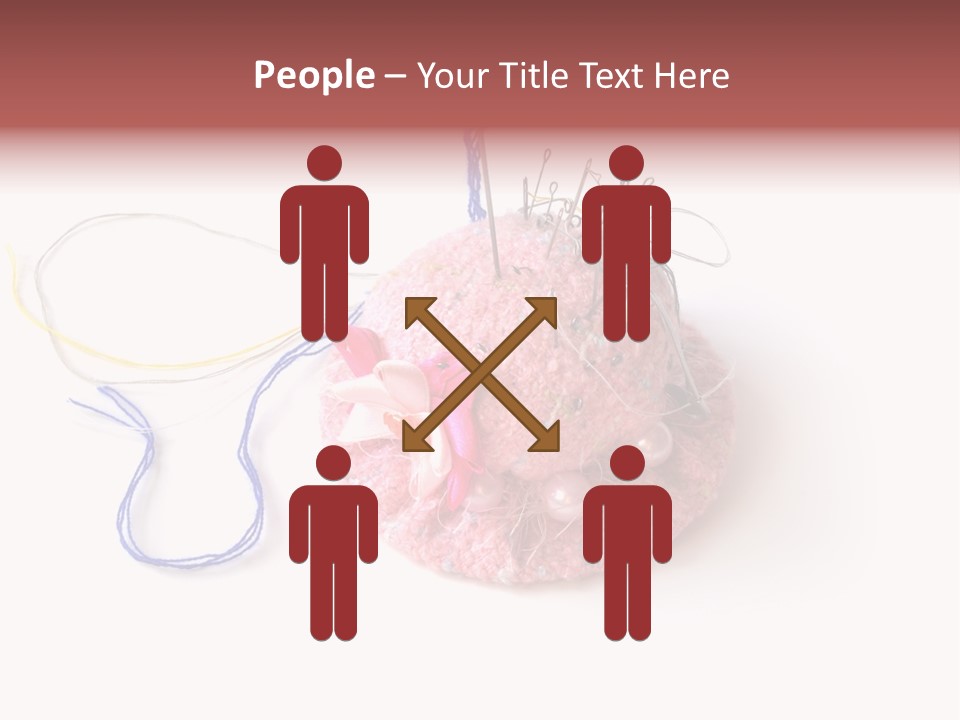 Fabric Button Set PowerPoint Template