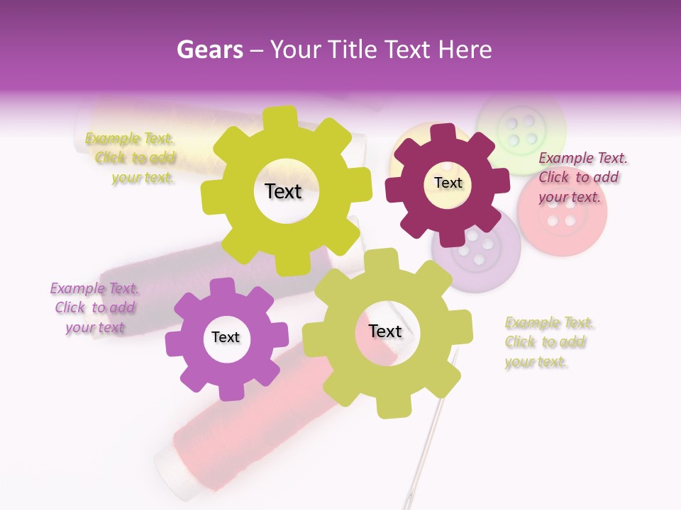 Isolated Clothing Household PowerPoint Template