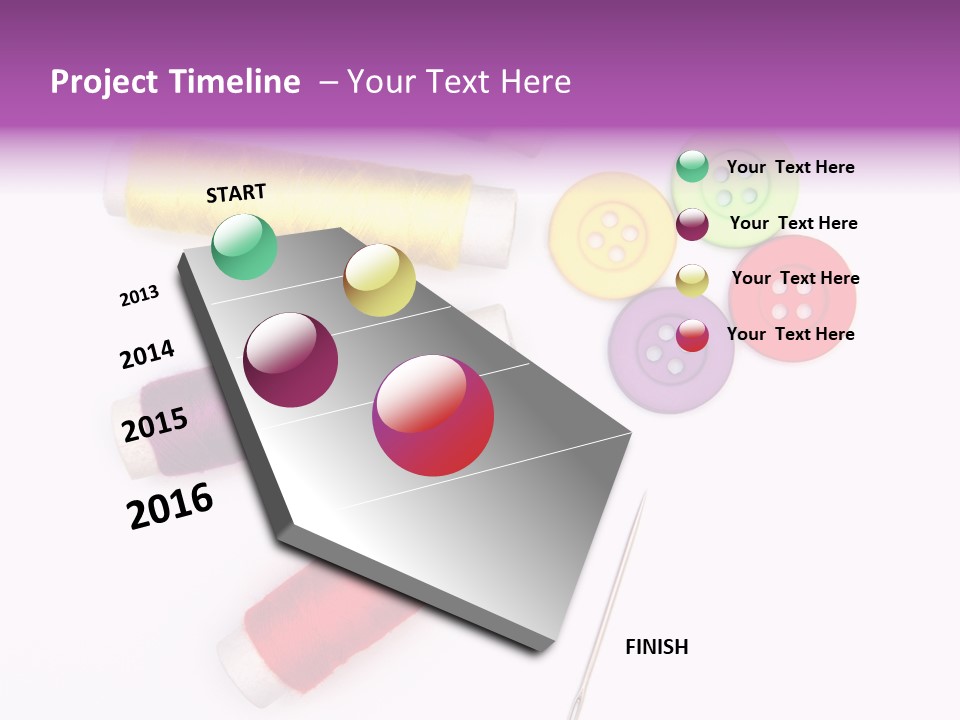 Isolated Clothing Household PowerPoint Template