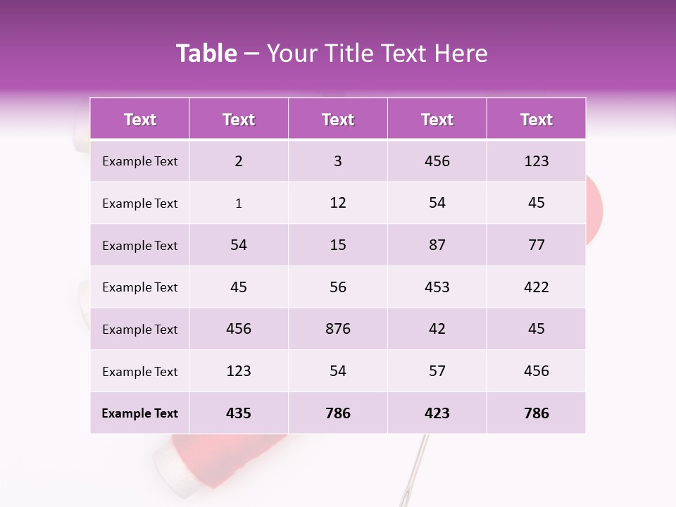 Isolated Clothing Household PowerPoint Template