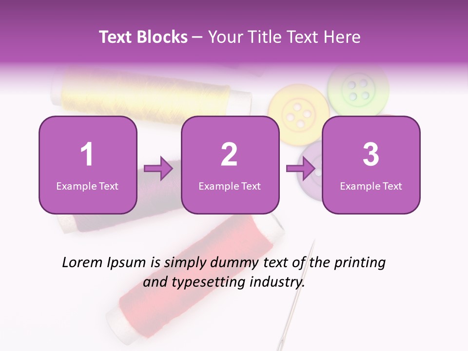Isolated Clothing Household PowerPoint Template