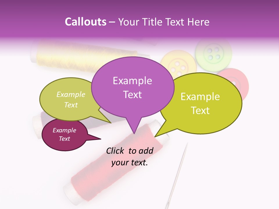 Isolated Clothing Household PowerPoint Template