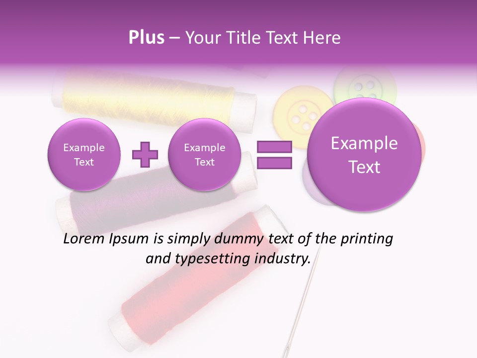 Isolated Clothing Household PowerPoint Template