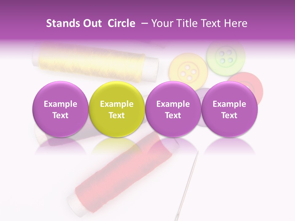 Isolated Clothing Household PowerPoint Template