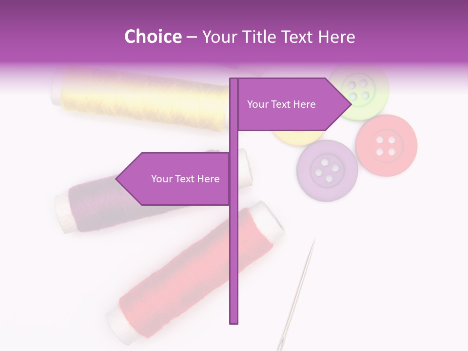 Isolated Clothing Household PowerPoint Template