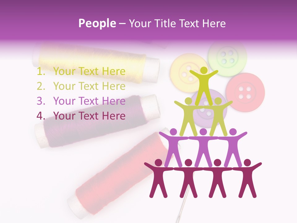 Isolated Clothing Household PowerPoint Template