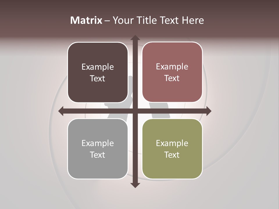 Girl Silhouette Husband PowerPoint Template