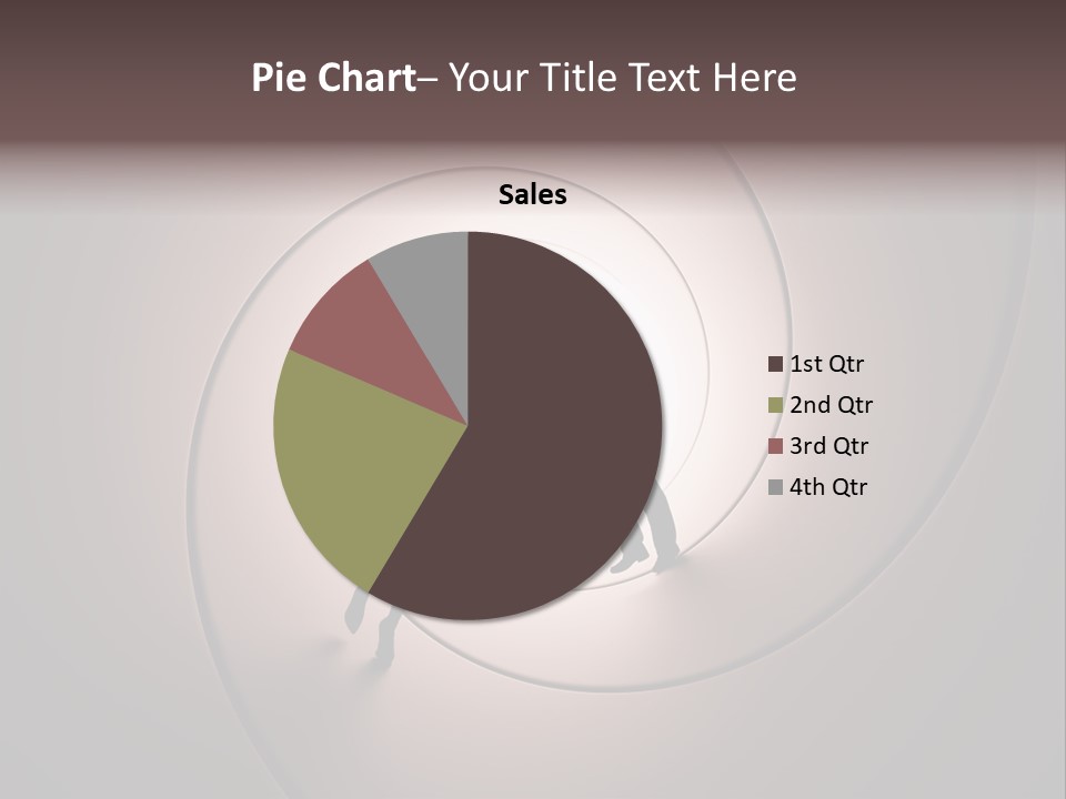 Girl Silhouette Husband PowerPoint Template