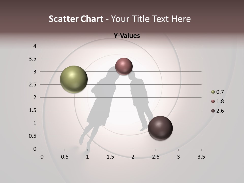 Girl Silhouette Husband PowerPoint Template