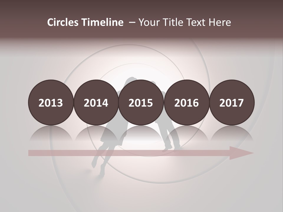 Girl Silhouette Husband PowerPoint Template