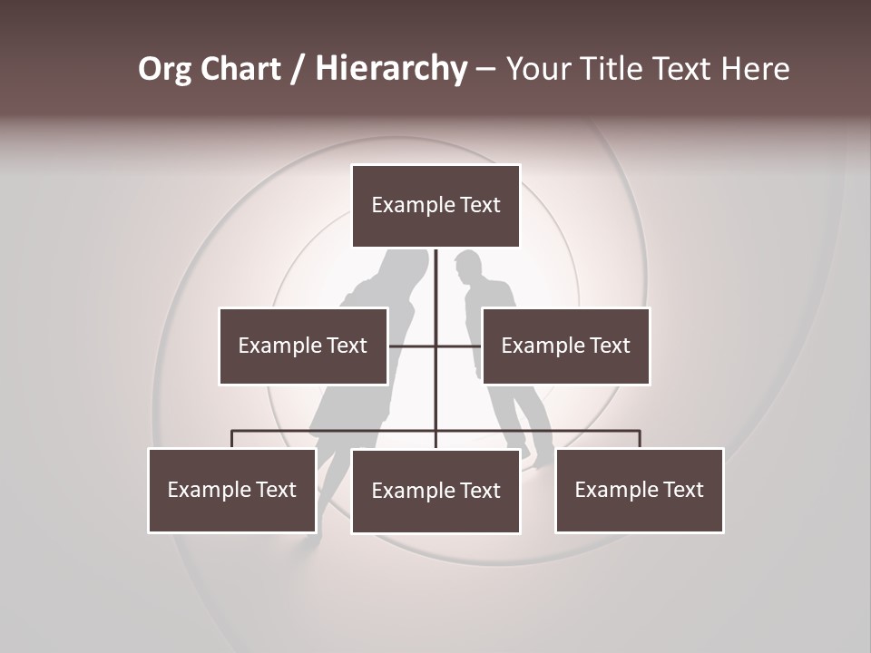 Girl Silhouette Husband PowerPoint Template