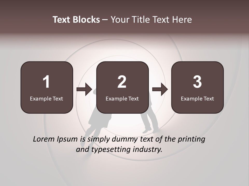 Girl Silhouette Husband PowerPoint Template