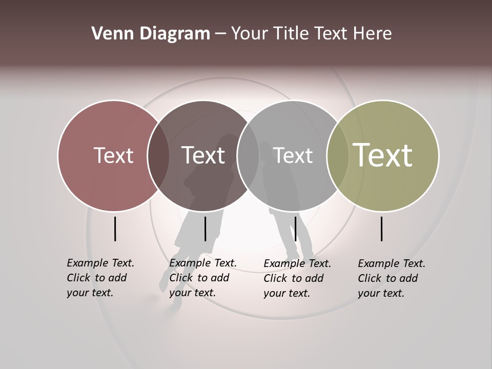 Girl Silhouette Husband PowerPoint Template