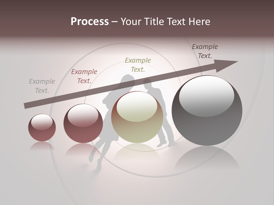 Girl Silhouette Husband PowerPoint Template