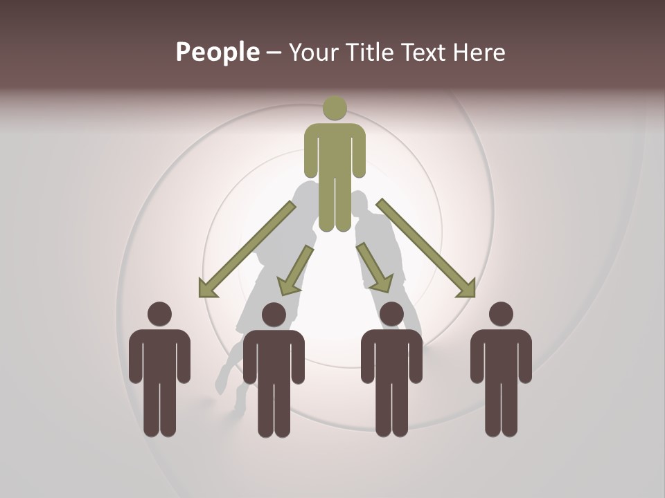 Girl Silhouette Husband PowerPoint Template