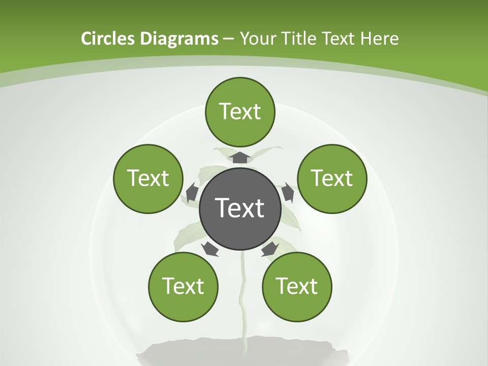 Business Symbol Sphere PowerPoint Template