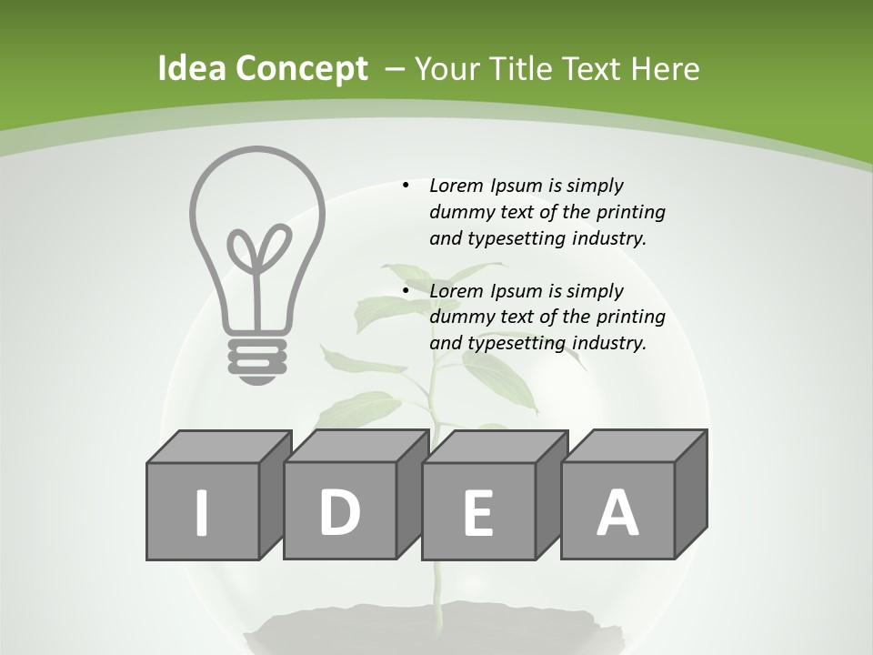 Business Symbol Sphere PowerPoint Template