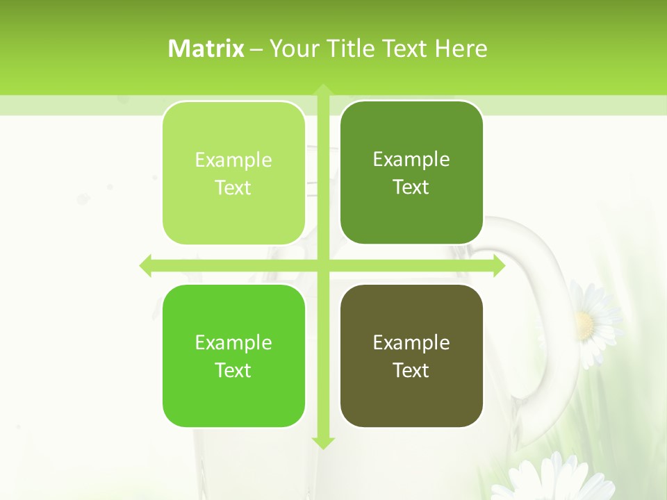 Background Dairy Herb PowerPoint Template