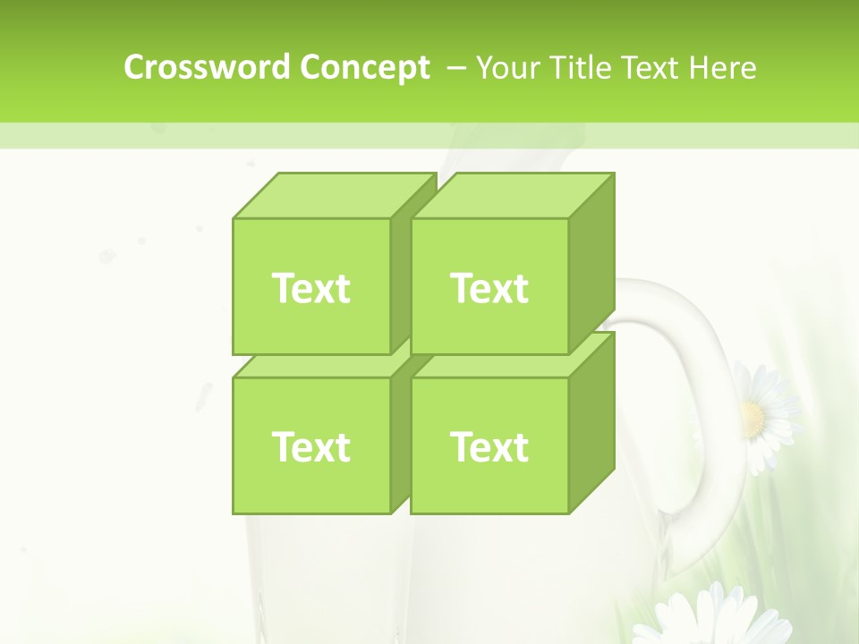 Background Dairy Herb PowerPoint Template