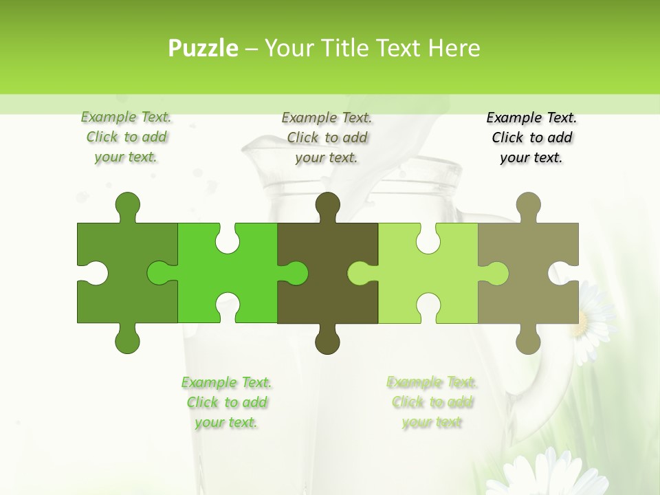 Background Dairy Herb PowerPoint Template