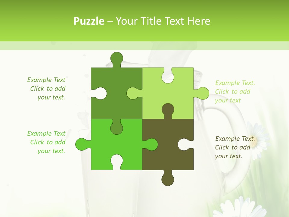 Background Dairy Herb PowerPoint Template