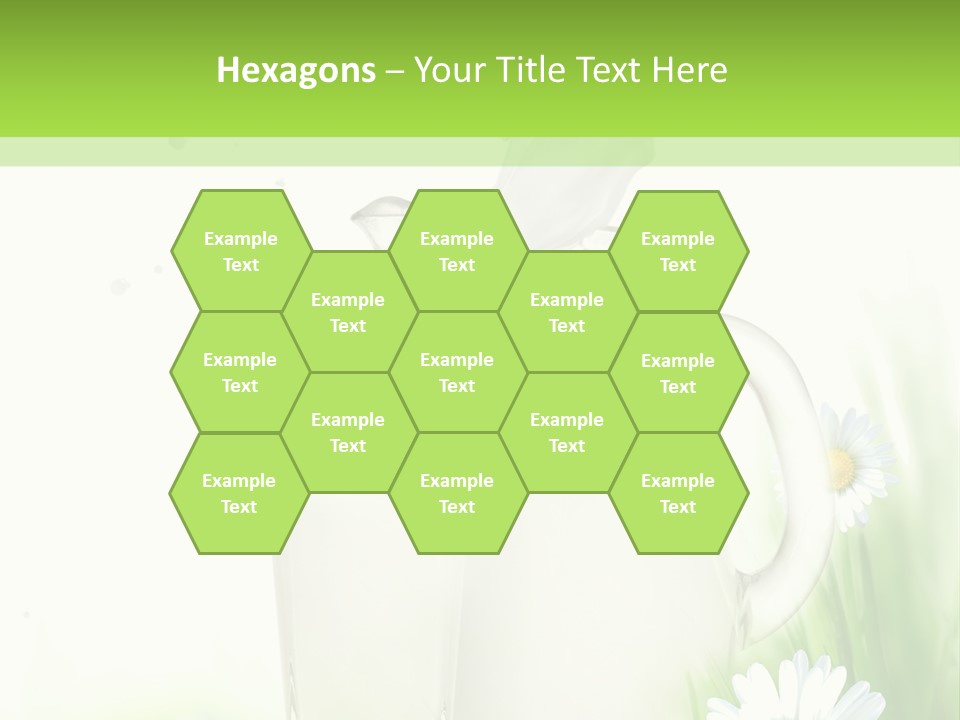 Background Dairy Herb PowerPoint Template