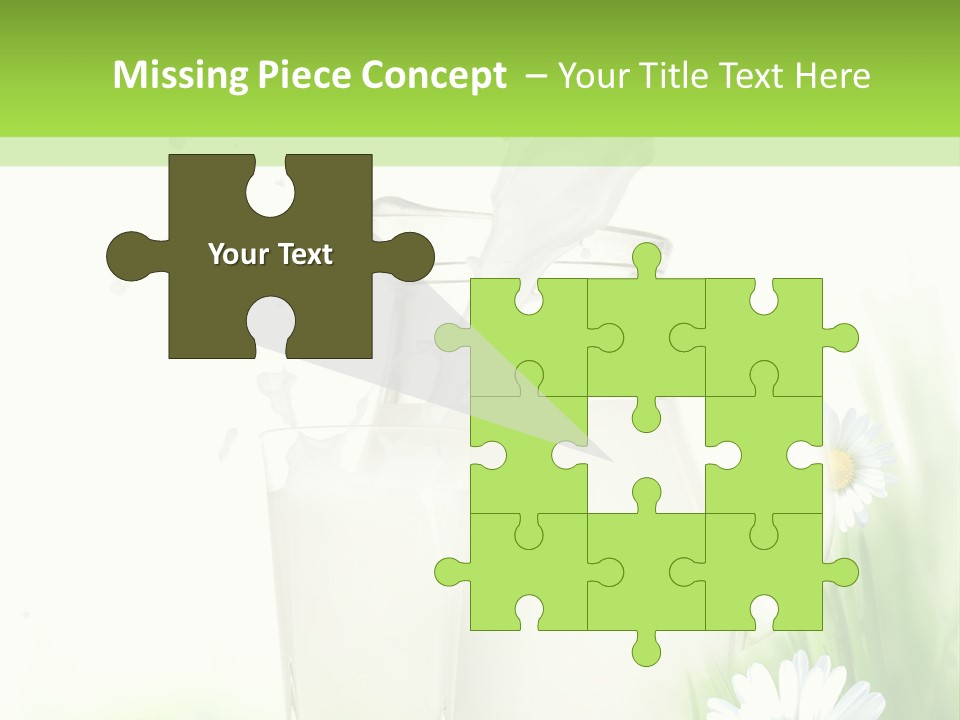 Background Dairy Herb PowerPoint Template