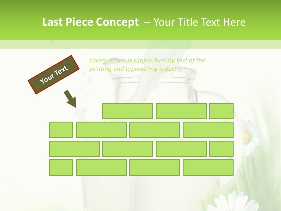 Background Dairy Herb PowerPoint Template
